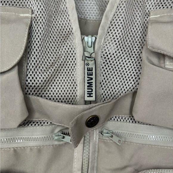 Humvee camping fishing hunting safari outdoor 14 pockets vest large - Picture 4 of 12